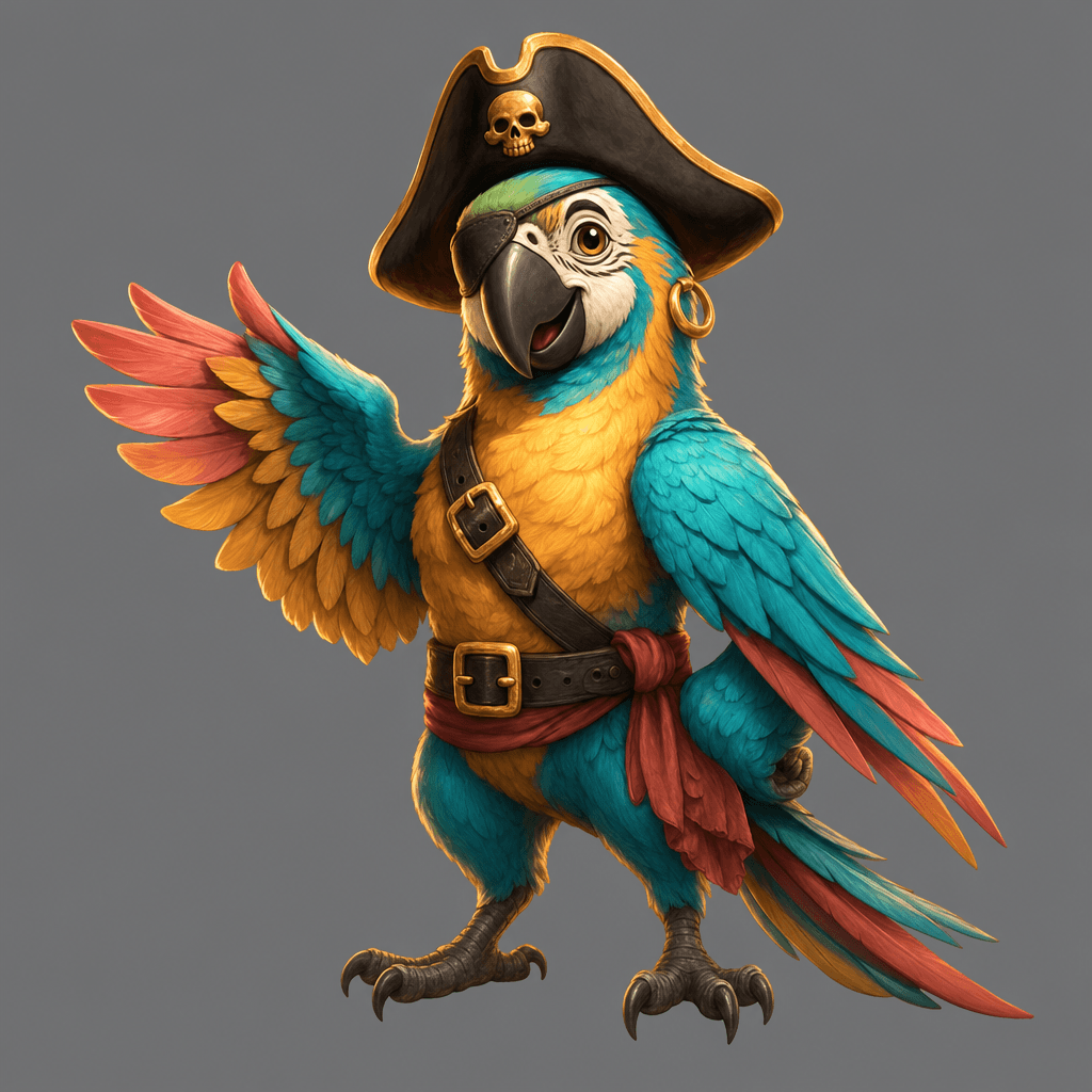 Parrot mascot